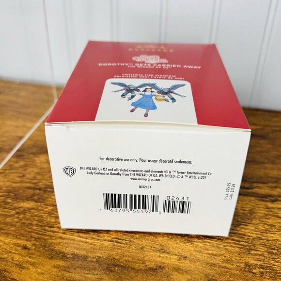 2020 Hallmark Keepsake Ornament Dorothy Gets Carried Away Flying Monkeys EUC - Picture 9 of 12